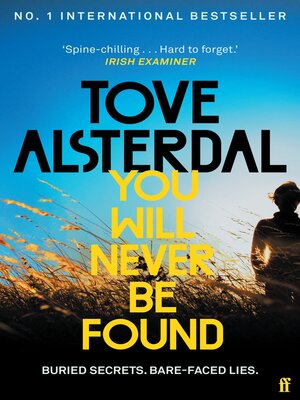 cover image of You Will Never Be Found